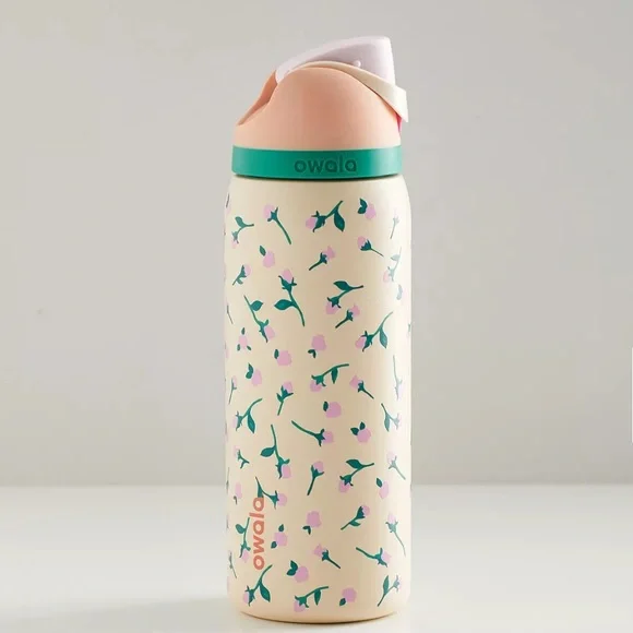 Owala FreeSip Bouteille d'Eau 32oz - Nœud Rose Attaché & Vrai, Rose, Acier Inoxydable Owala FreeSip Bouteille d'Eau 32oz - Nœud Rose Attaché & Vrai, Rose, Acier Inoxydable